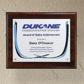 Certificate Frame / Overlay Plaque Kit with Choice of Finish (9"x7")